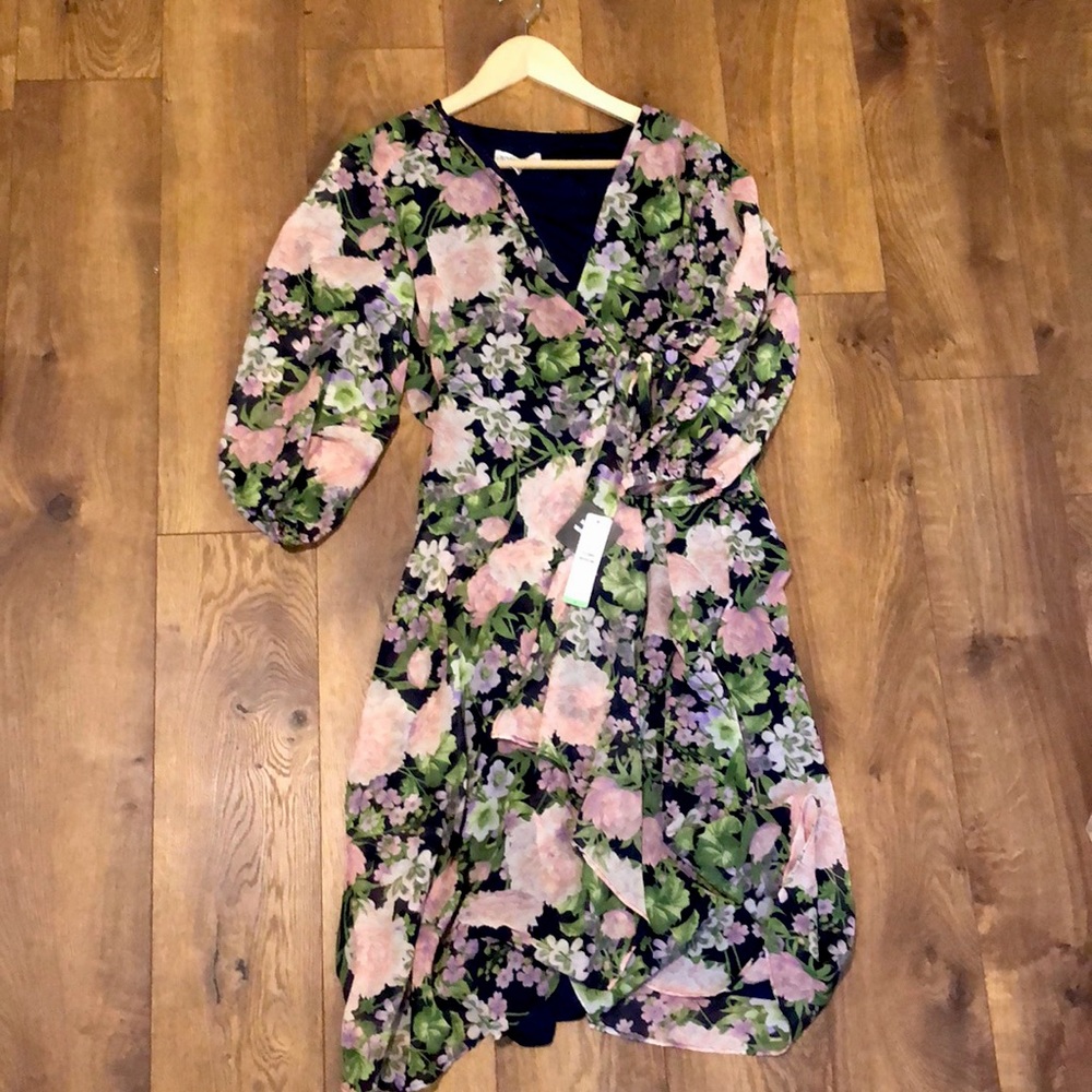 NEW! Summer Floral Wrap Dress!